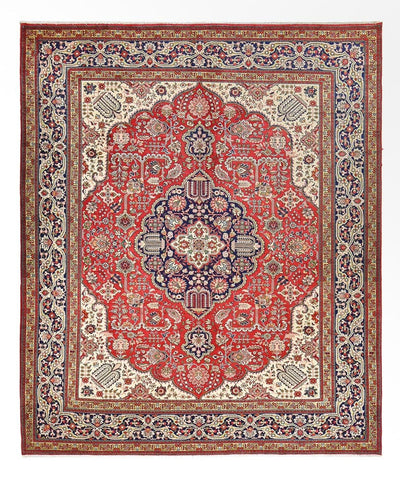 Tabriz - 40 Raj Tappeto 305x376cm - Tappeto persiano