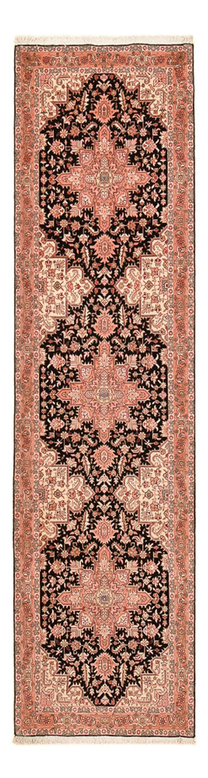 Tappeto corsia Tappeto Persero - Tabriz - Reale - 352 x 91 cm - blu scuro