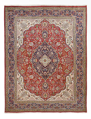 Tappeto Persero - Tabriz - Reale - 392 x 298 cm - ruggine