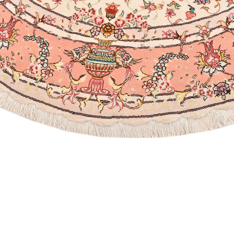 Tappeto Persero - Tabriz - Premio rotondo  - 200 x 200 cm - crema