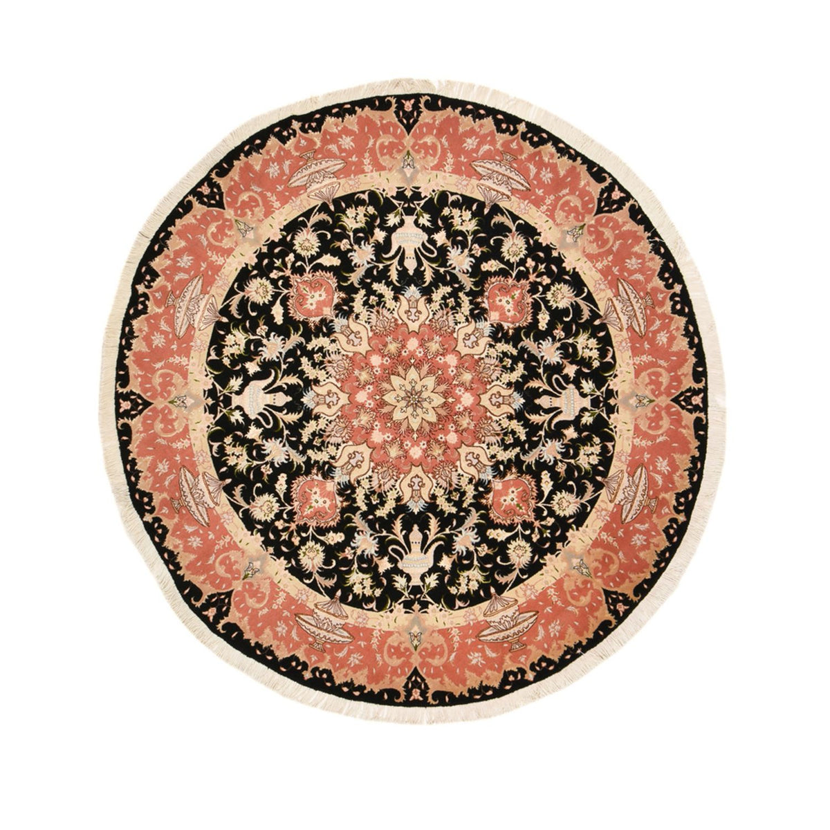 Tappeto Persero - Tabriz - Premio rotondo  - 200 x 200 cm - multicolore