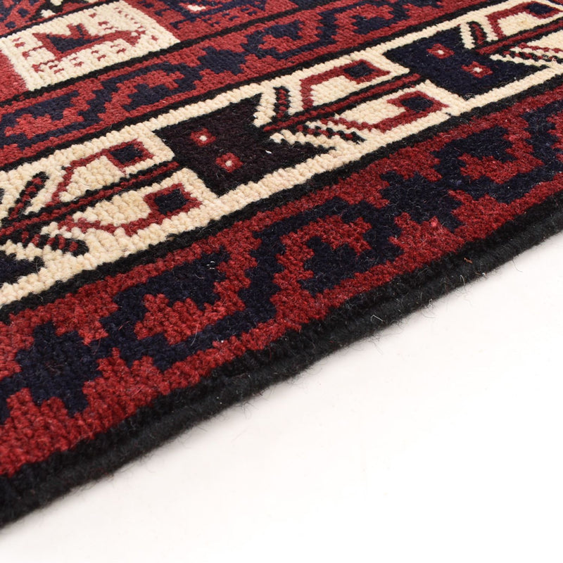 Tappeto Gabbeh - Loribaft Persero - 302 x 222 cm - rosso bordeaux