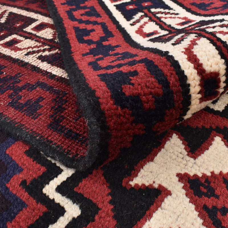 Tappeto Gabbeh - Loribaft Persero - 302 x 222 cm - rosso bordeaux