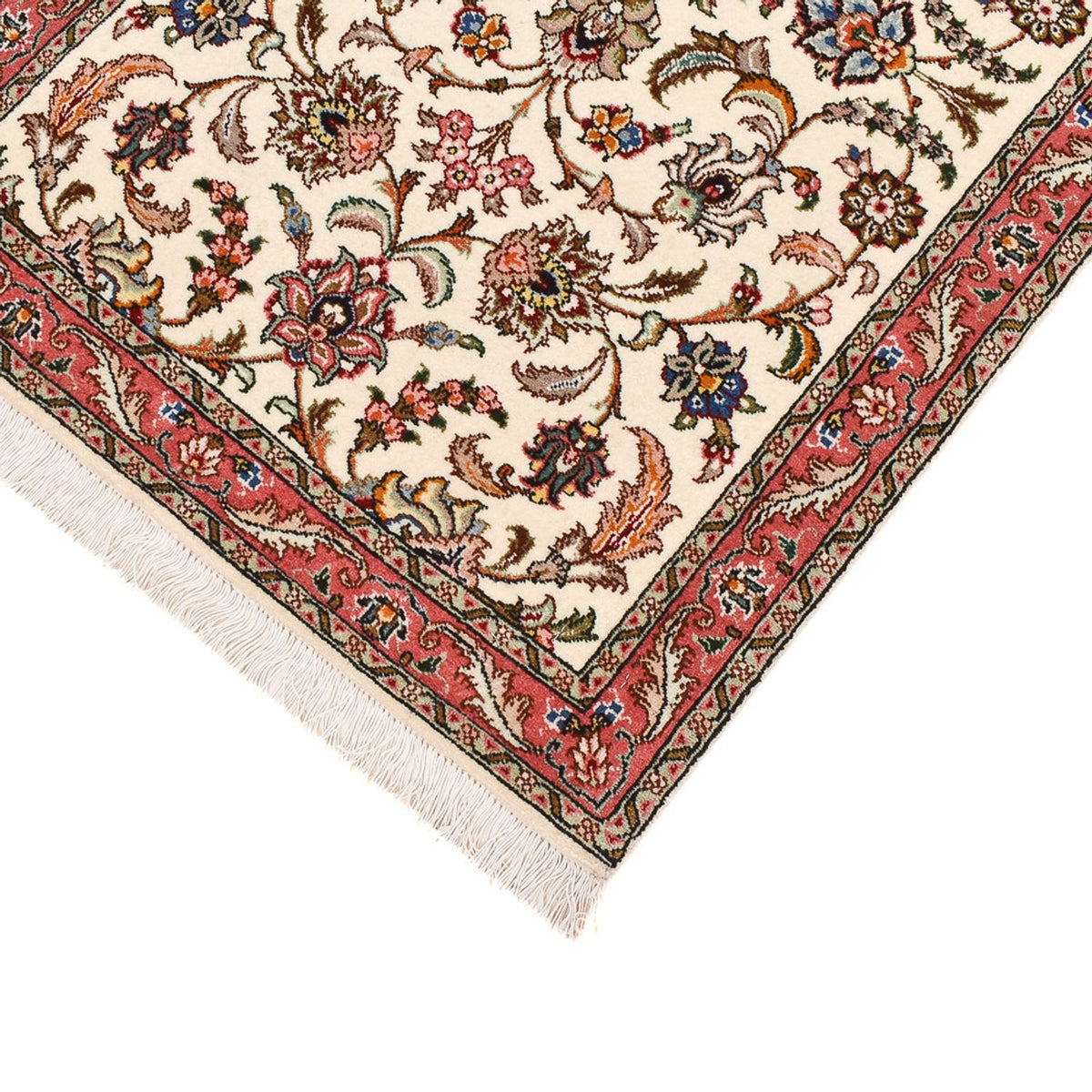 Tappeto corsia Tappeto Persero - Tabriz - Reale - 295 x 72 cm - sabbia