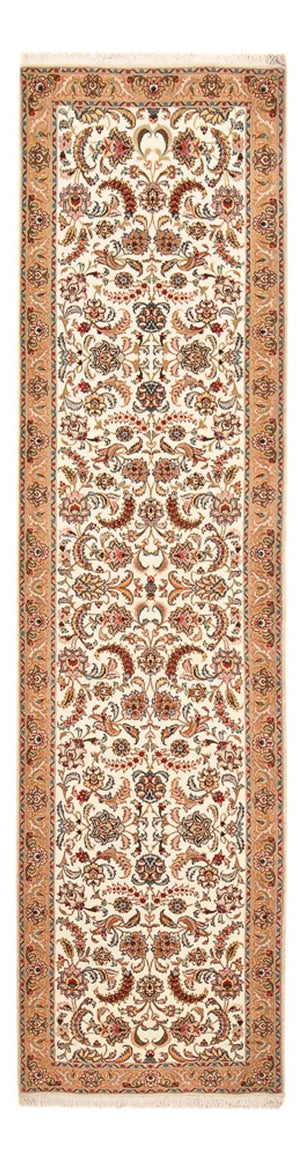 Tappeto corsia Tappeto Persero - Tabriz - Premio - 320 x 83 cm - caramello