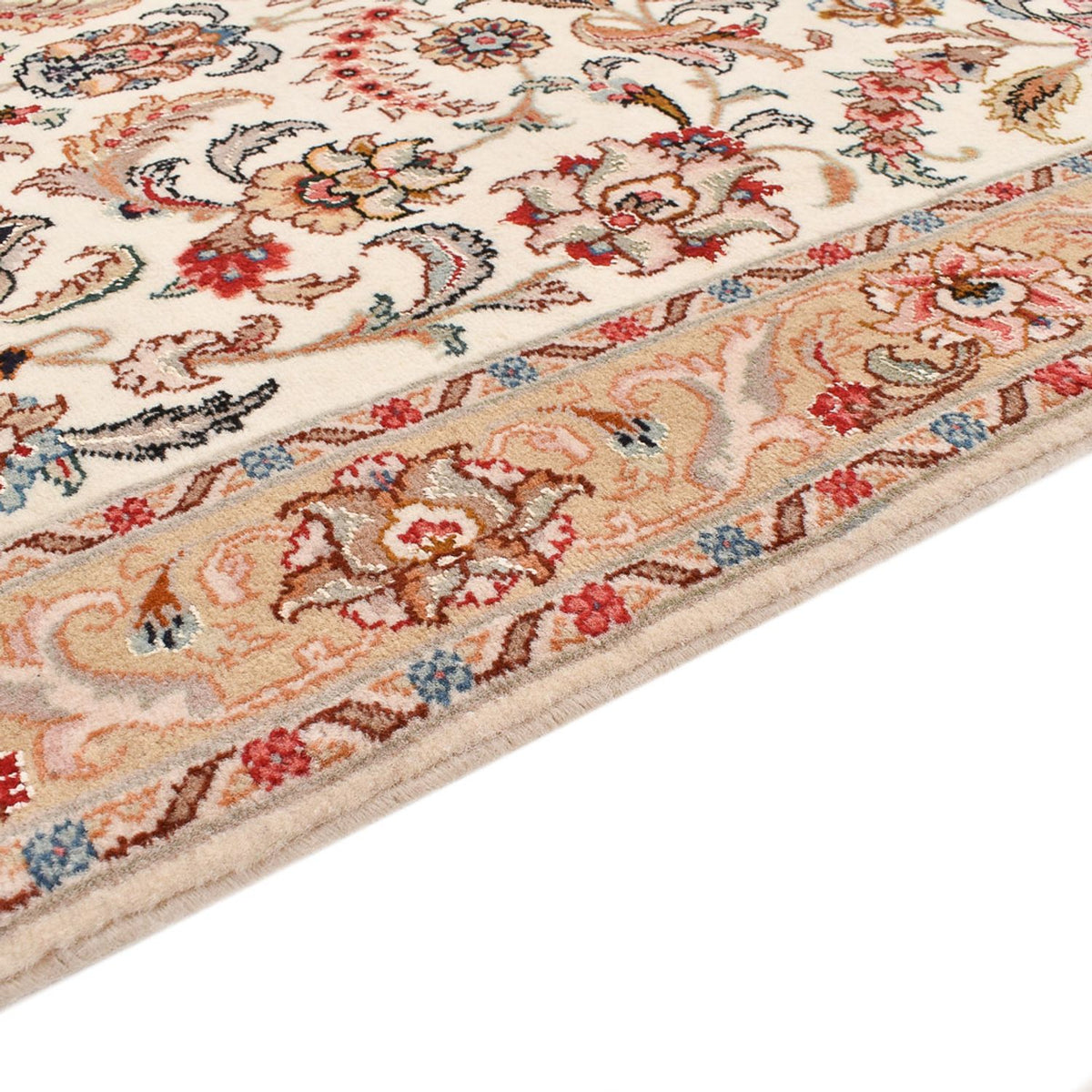 Tappeto corsia Tappeto Persero - Tabriz - Premio - 320 x 77 cm - caramello