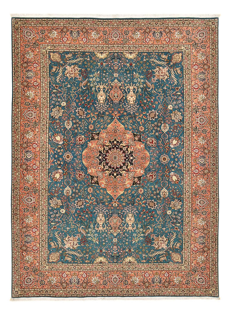 Tappeto Persero - Tabriz - Reale - 352 x 253 cm - blu mare
