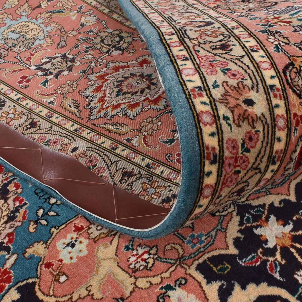 Tappeto Persero - Tabriz - Reale - 352 x 253 cm - blu mare