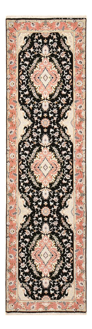 Tappeto corsia Tappeto Persero - Tabriz - Reale - 300 x 83 cm - blu scuro