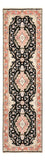 Tappeto corsia Tappeto Persero - Tabriz - Reale - 300 x 83 cm - blu scuro
