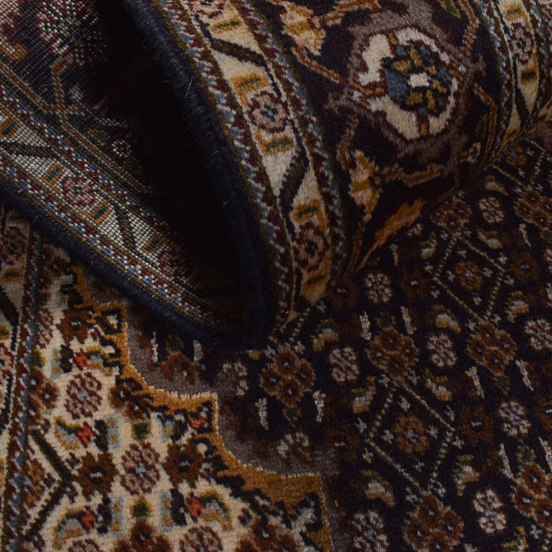 Tappeto Persero - Tabriz - Reale - 205 x 146 cm - marrone scuro