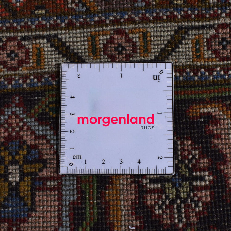 Tappeto Persero - Tabriz - Reale - 205 x 146 cm - marrone scuro