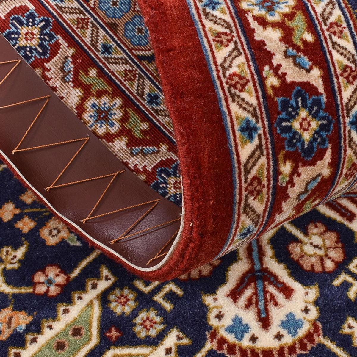 Tappeto corsia Tappeto Persero - Ghom - Reale - 191 x 53 cm - beige scuro