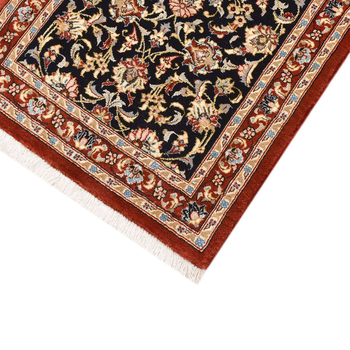 Tappeto corsia Tappeto Persero - Ghom - Reale - 201 x 54 cm - beige scuro