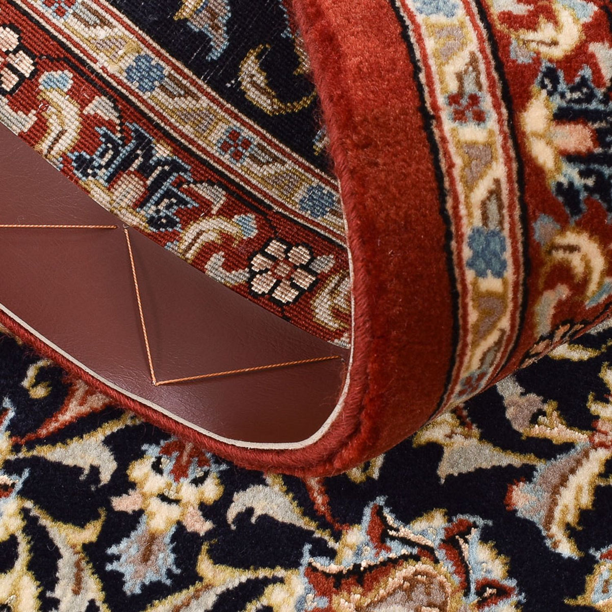 Tappeto corsia Tappeto Persero - Ghom - Reale - 201 x 54 cm - beige scuro