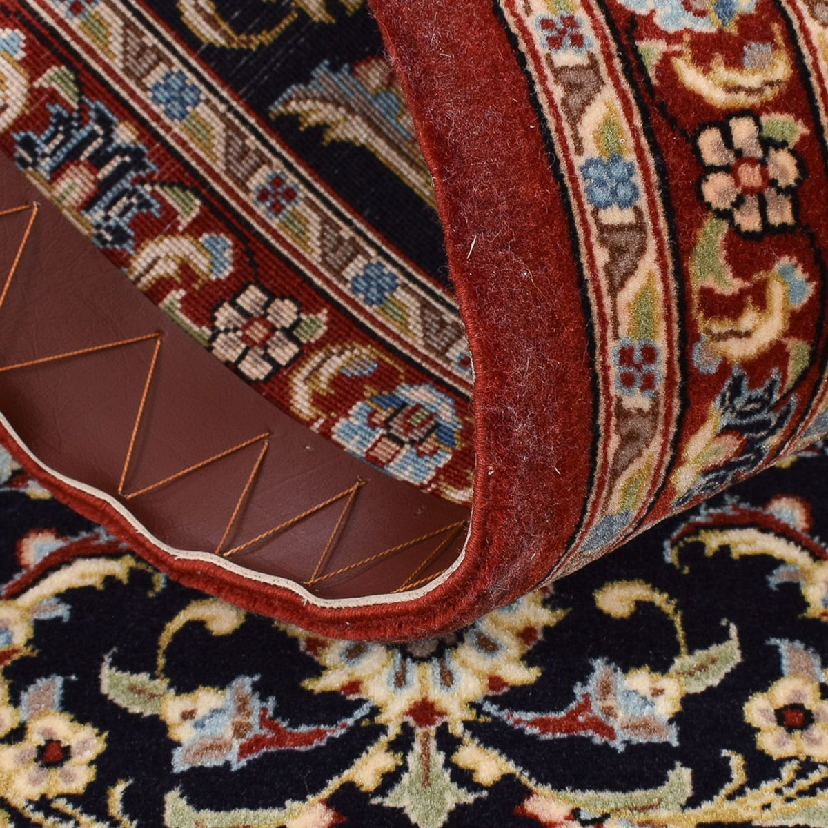 Tappeto corsia Tappeto Persero - Ghom - Reale - 193 x 54 cm - beige scuro