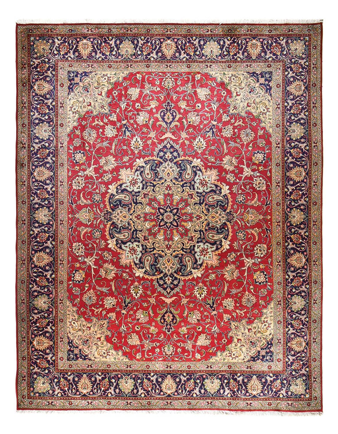 Tappeto Persero - Tabriz - Reale - 400 x 310 cm - rosso