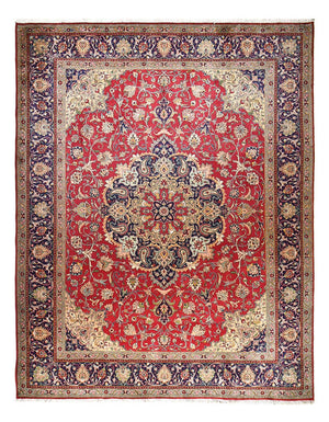 Tappeto Persero - Tabriz - Reale - 400 x 310 cm - rosso