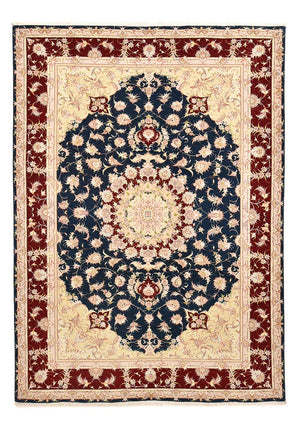 Tappeto Persero - Tabriz - Reale - 287 x 202 cm - blu scuro