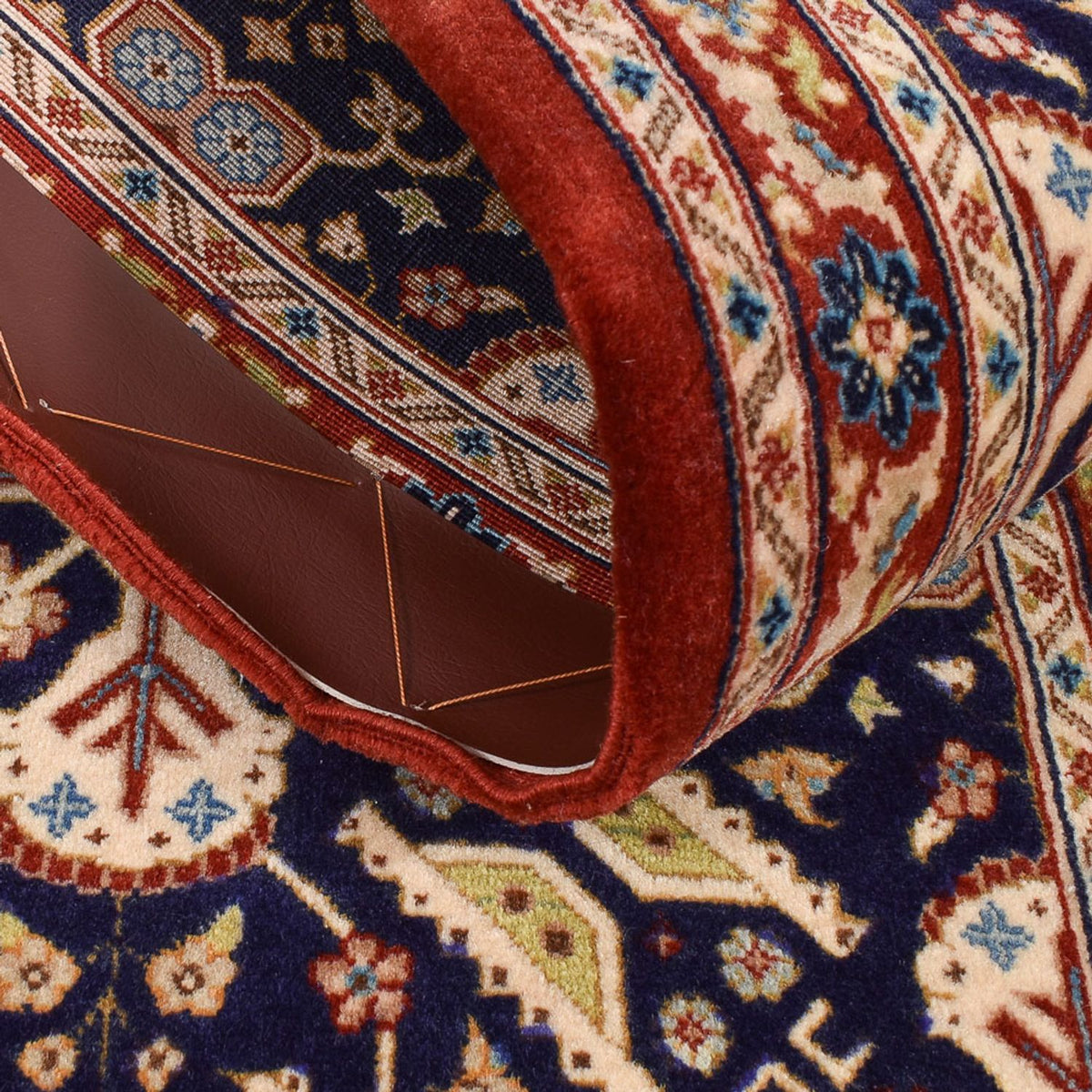 Tappeto corsia Tappeto Persero - Ghom - Reale - 205 x 55 cm - beige scuro