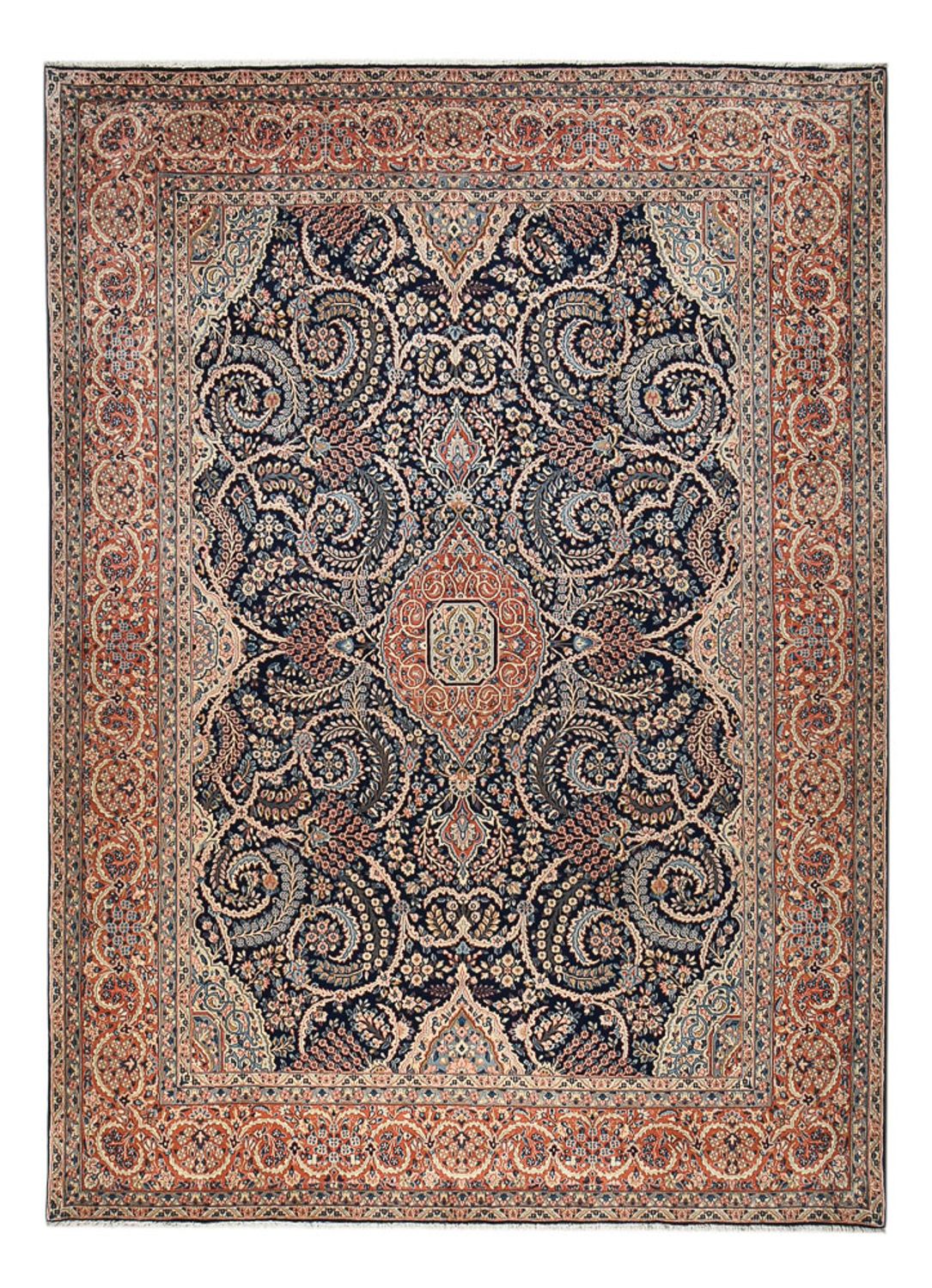 Tappeto Persero - Tabriz - Reale - 350 x 251 cm - ruggine