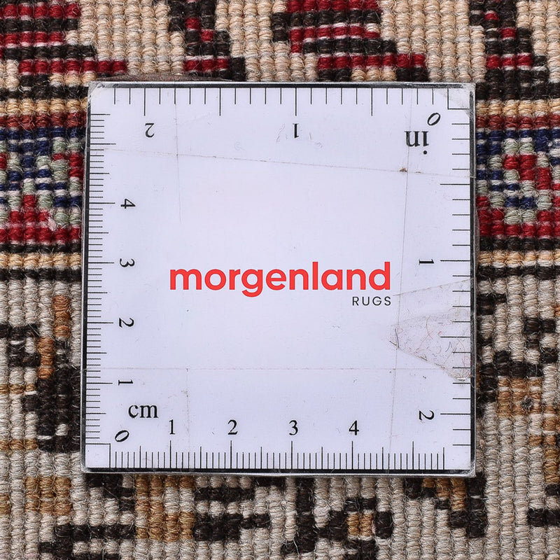 Tappeto corsia Tappeto Persero - Tabriz - Reale - 427 x 97 cm - beige scuro