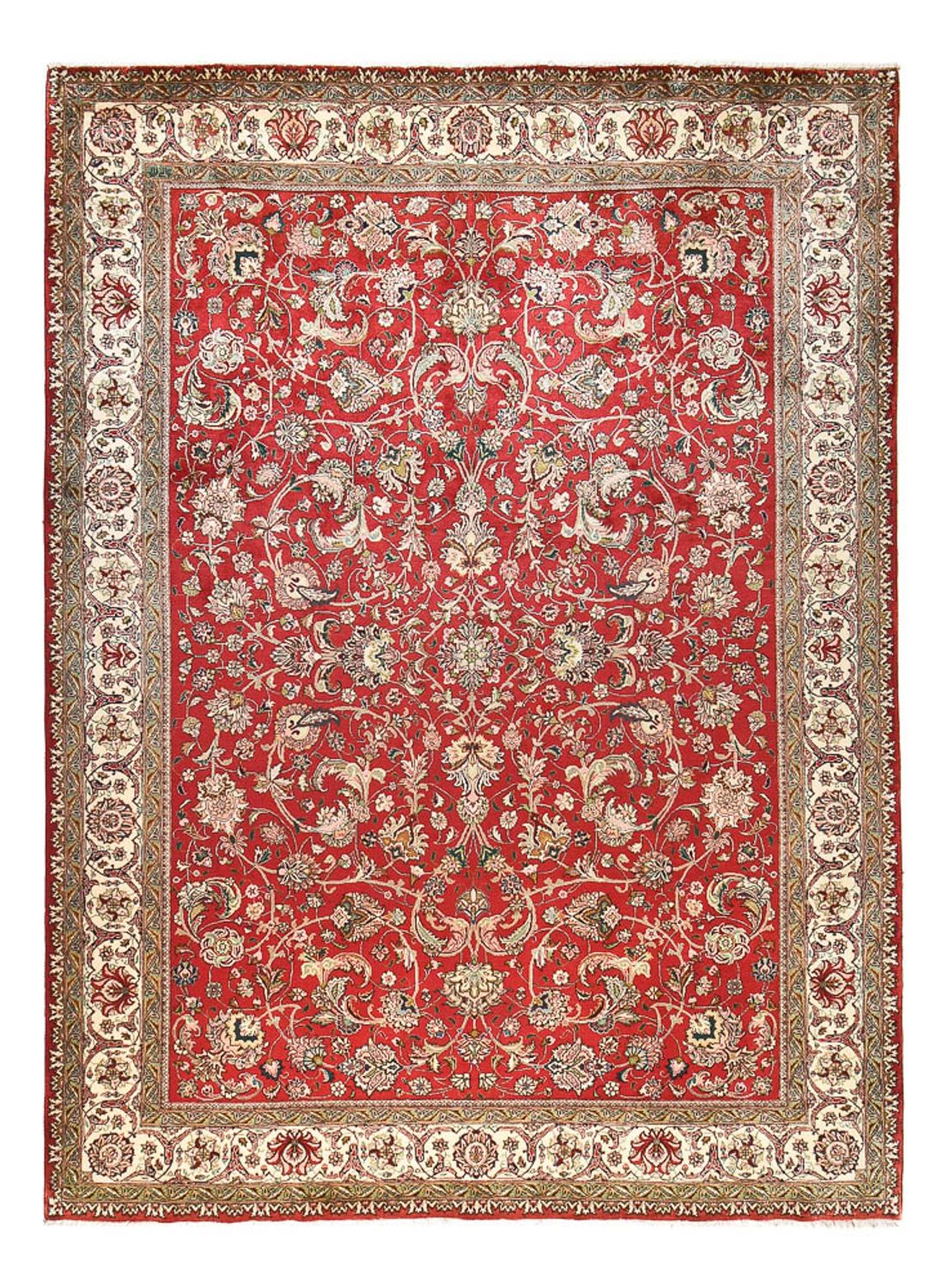 Tappeto Persero - Tabriz - Reale - 400 x 298 cm - rosso