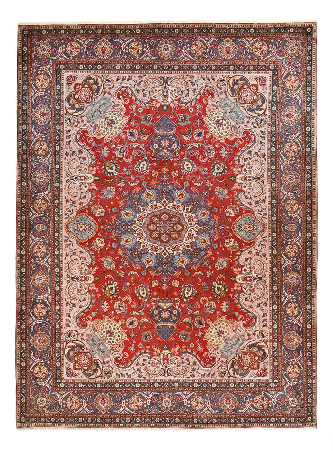 Tappeto Persero - Tabriz - Reale - 408 x 300 cm - rosso