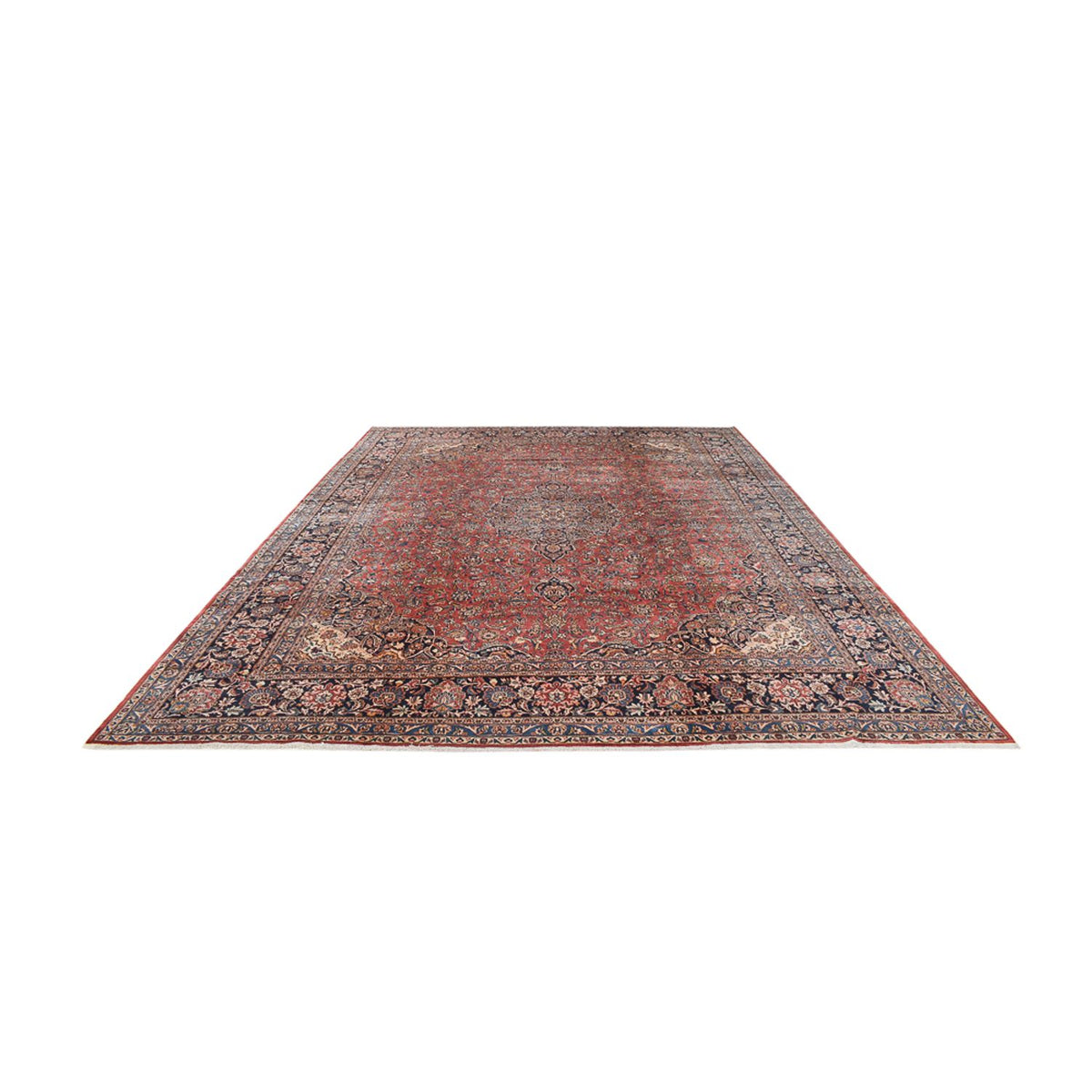 Tappeto Persero - Keshan - Reale - 445 x 333 cm - rosso chiaro