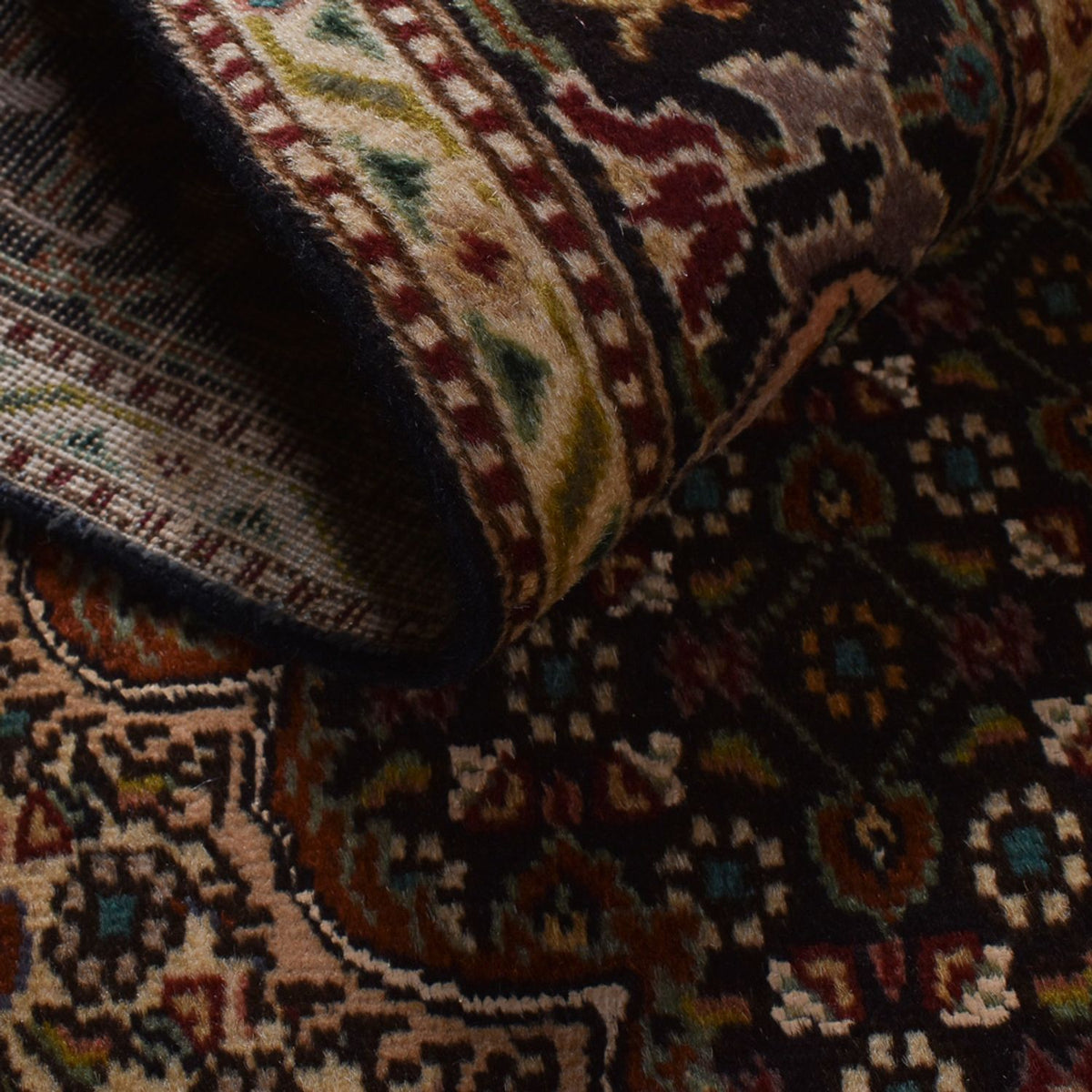 Tappeto Persero - Tabriz - Reale - 203 x 148 cm - marrone scuro