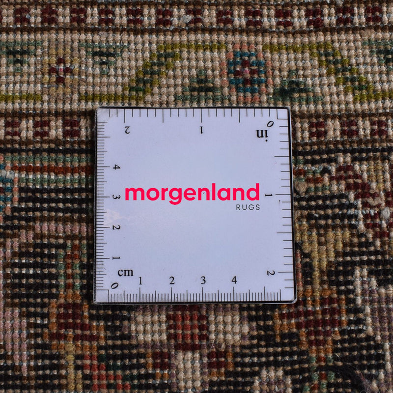 Tappeto Persero - Tabriz - Reale - 203 x 148 cm - marrone scuro