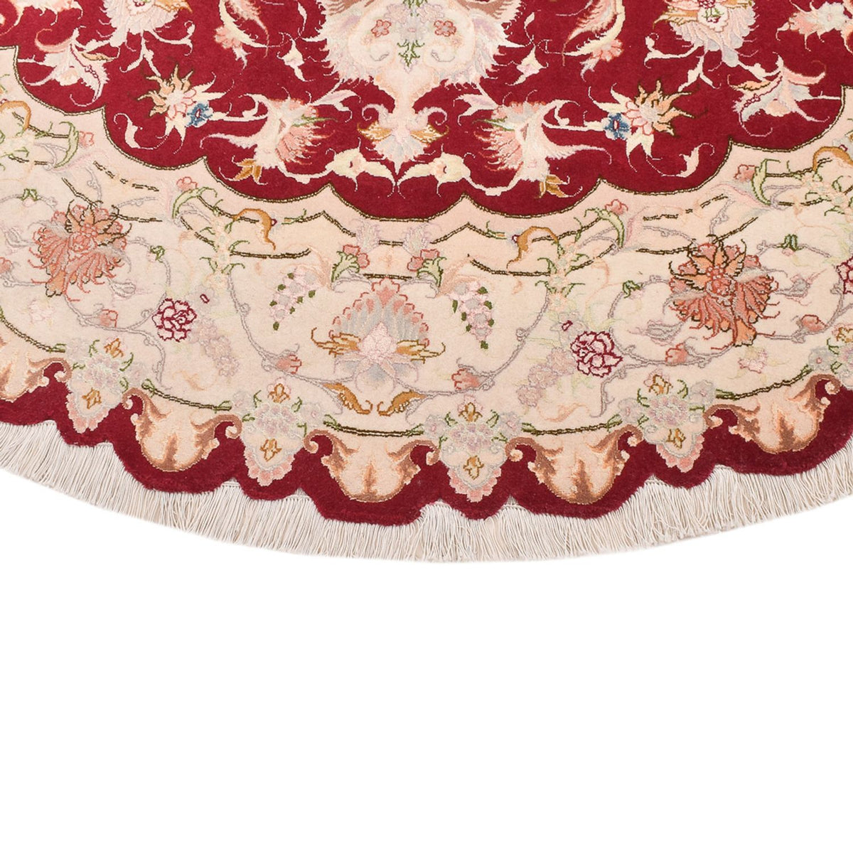 Tappeto Persero - Tabriz - Reale rotondo  - 200 x 200 cm - multicolore