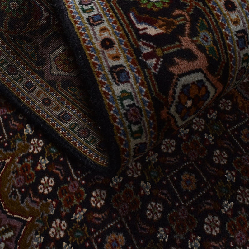 Tappeto Persero - Tabriz - Reale - 204 x 152 cm - marrone scuro