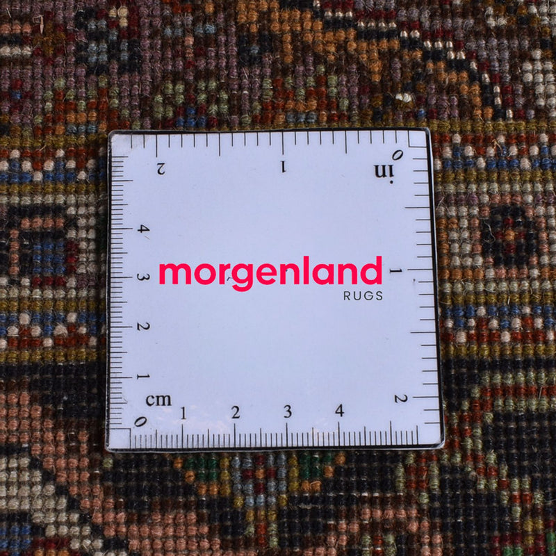 Tappeto Persero - Tabriz - Reale - 204 x 152 cm - marrone scuro