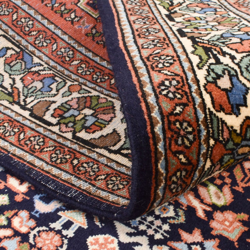 Tappeto corsia Tappeto Gabbeh - Kashkuli Persero - 202 x 150 cm - blu scuro