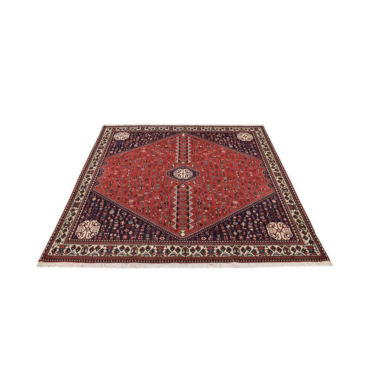 Tappeto Persero - Nomade quadrato  - 199 x 198 cm - rosso
