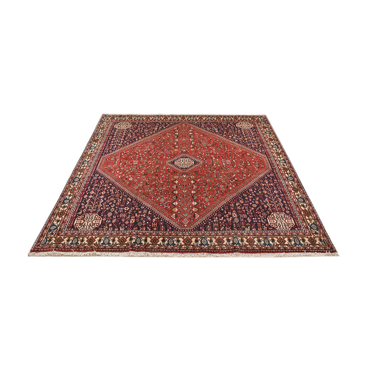 Tappeto Persero - Nomade quadrato  - 197 x 193 cm - rosso