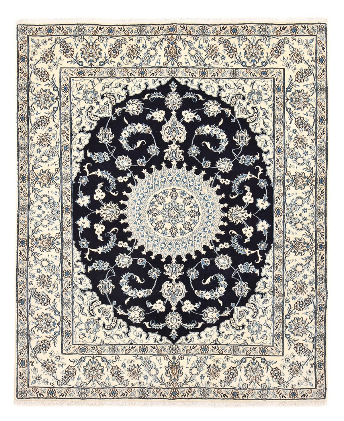Tappeto Persero - Nain - 300 x 250 cm - blu scuro