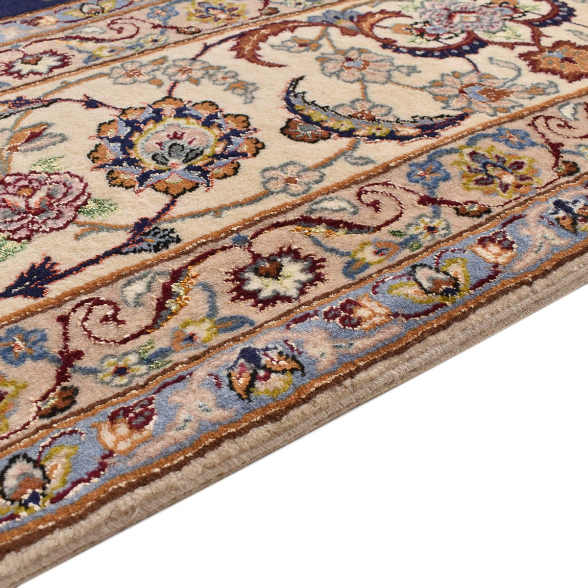 Tappeto Persero - Isfahan - Premio - 304 x 203 cm - blu scuro