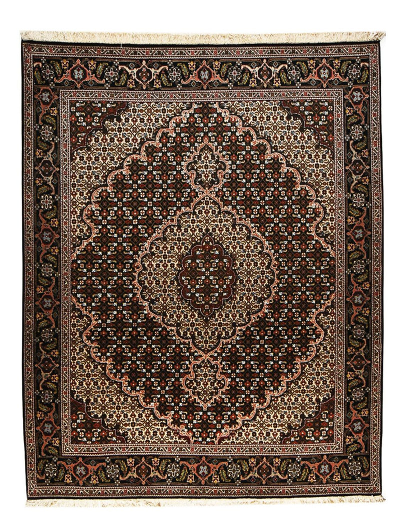 Tappeto Persero - Tabriz - Reale - 200 x 151 cm - marrone scuro
