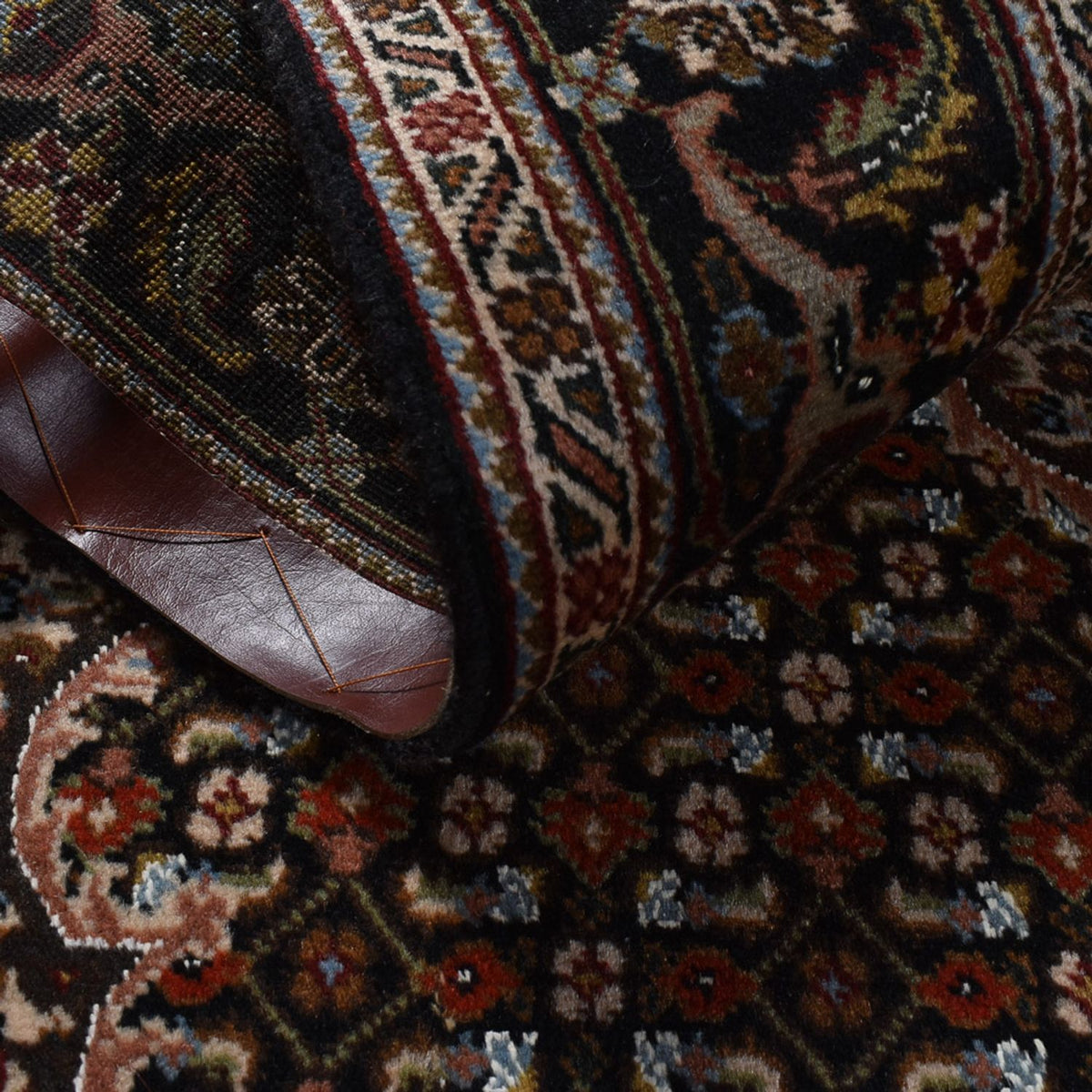 Tappeto Persero - Tabriz - Reale - 200 x 151 cm - marrone scuro