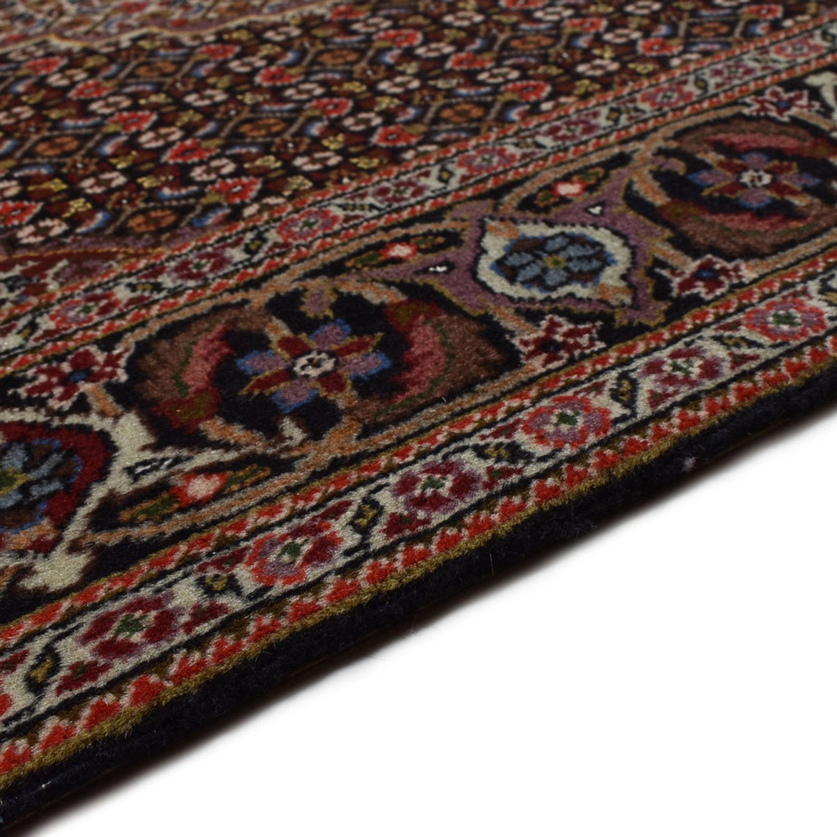 Tappeto Persero - Tabriz - Reale - 195 x 150 cm - marrone scuro