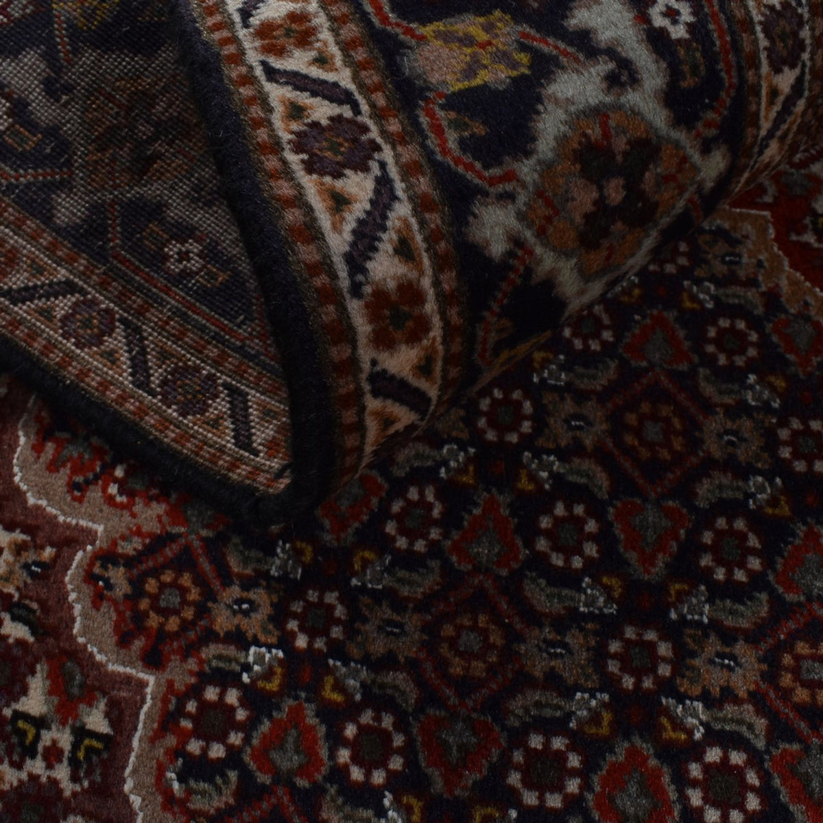 Tappeto Persero - Tabriz - Reale - 198 x 150 cm - marrone scuro