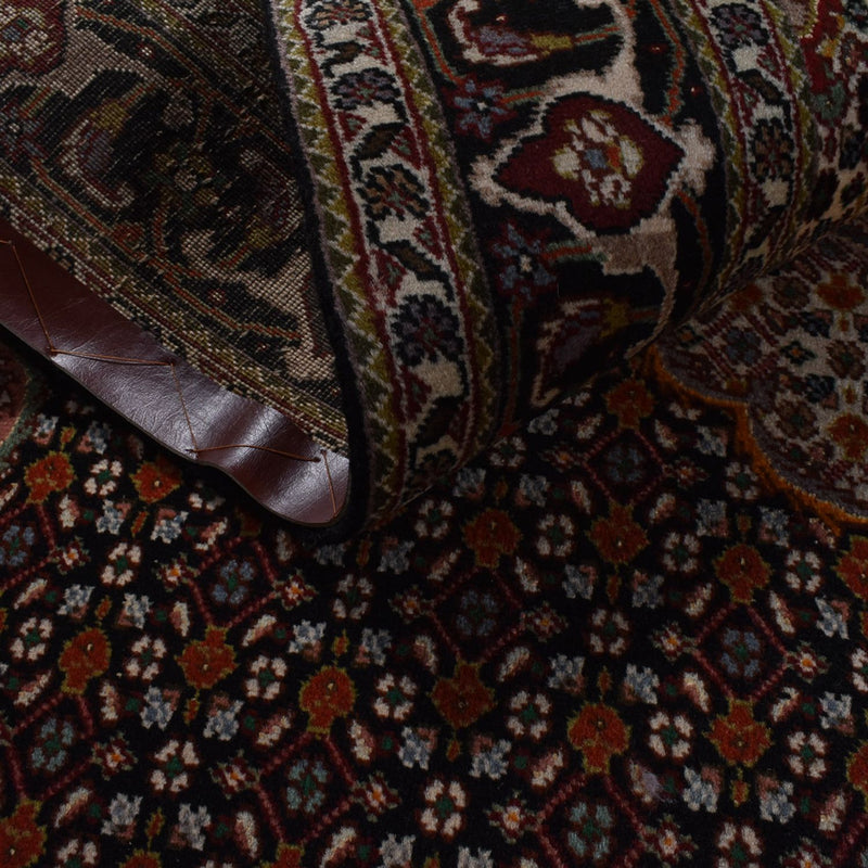 Tappeto Persero - Tabriz - Reale - 210 x 154 cm - marrone scuro