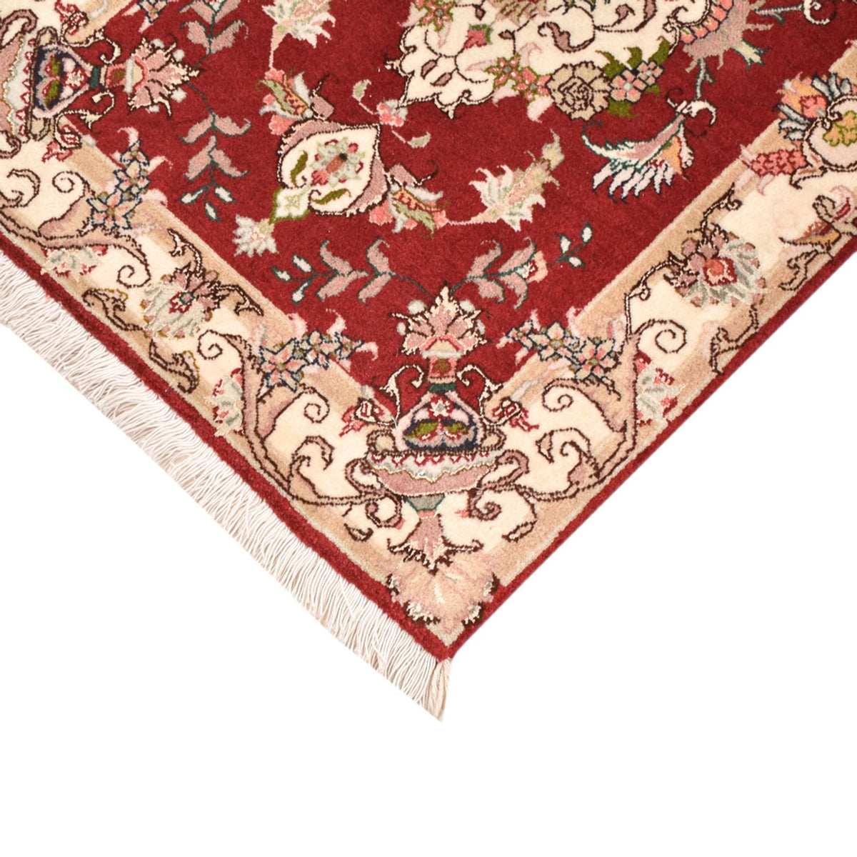 Tappeto Persero - Tabriz - Reale - 90 x 60 cm - rosso