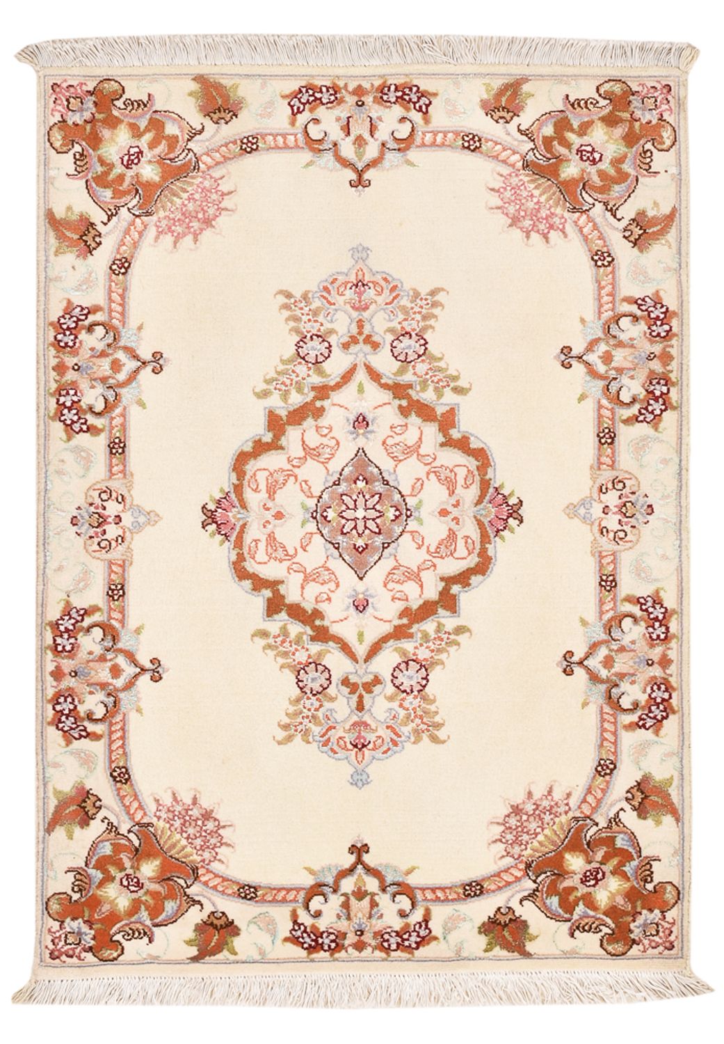 Tappeto Persero - Tabriz - Reale - 90 x 60 cm - crema