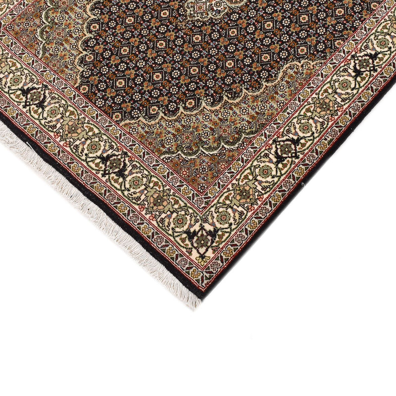 Tappeto corsia Tappeto Persero - Tabriz - Reale - 396 x 82 cm - beige scuro