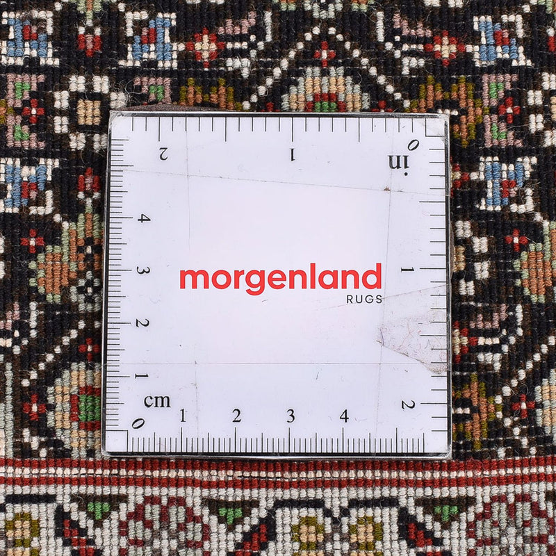 Tappeto corsia Tappeto Persero - Tabriz - Reale - 396 x 82 cm - beige scuro