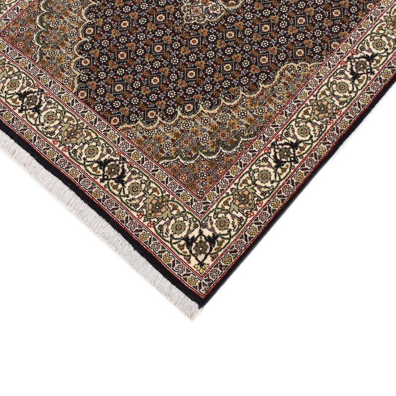 Tappeto corsia Tappeto Persero - Tabriz - Reale - 390 x 82 cm - beige scuro