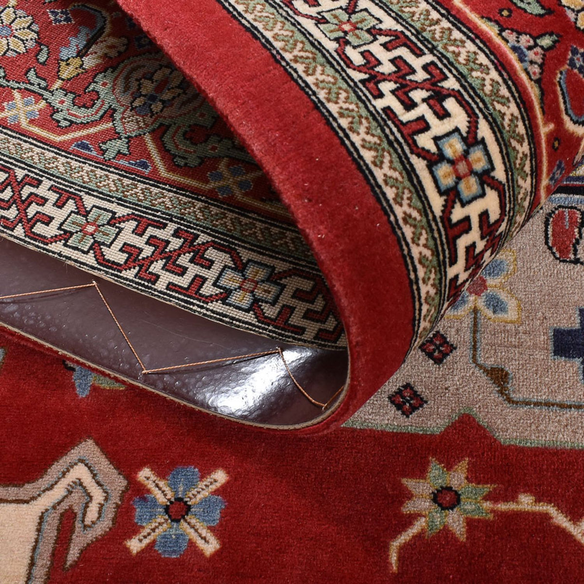 Tappeto Persero - Ghom - Reale - 204 x 132 cm - rosso